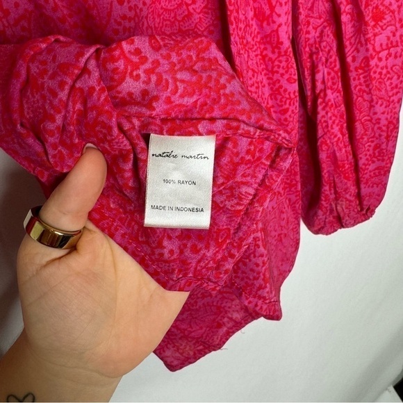 Natalie Martin Patterned Long Sleeve Top - Picture 4 of 6